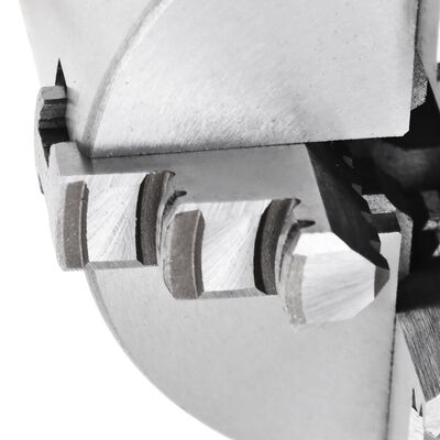 vidaXL 4-Backen-Drehfutter Selbstzentrierend 80 mm Stahl