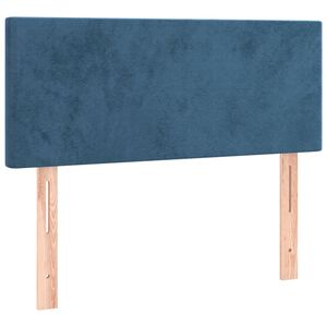 vidaXL Kopfteil Dunkelblau 100x5x78/88 cm Samt