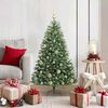 vidaXL K&uuml;nstlicher klappbarer Weihnachtsbaum mit 150 LEDs Gr&uuml;n 120 cm