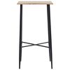 vidaXL 5-tlg. Bar-Set Stoff Taupe