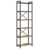 vidaXL B&uuml;cherregal 60 x 30 x 189,5 cm Holzwerkstoff Artisan-Eiche