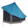 vidaXL Familien-Tipi-Zelt mit Dach Blau 404 x 370 x 270 cm