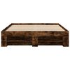 vidaXL Bettgestell R&auml;uchereiche 135x190 cm Holzwerkstoff