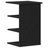 vidaXL Seitenschrank Schwarz Eichen-Optik 35 x 35 x 55 cm