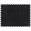 vidaXL Gummi-Bodenfliese Schwarz 12 mm 90x120 cm