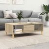 vidaXL Couchtisch Sonoma-Eiche 103,5 x 60 x 35 cm Holzwerkstoff