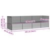vidaXL Outdoor-Loungebett mit Kissen Schwarz Poly Rattan