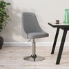 vidaXL Barhocker Hellgrau Stoff
