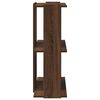 vidaXL Bücherregal 3 Böden Braun Eichen-Optik 60x30x80cm Holzwerkstoff