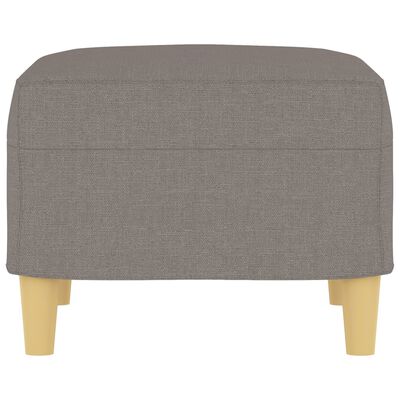 vidaXL Fußhocker Taupe 60x50x41 cm Stoff