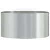 vidaXL Pflanzenring Silber 40 x 40 x 20 cm Verzinkter Stahl