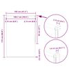 vidaXL Verdunkelungsrollo Gr&uuml;n 105x175cm Stoffbreite 100,7cm Polyester