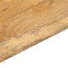 vidaXL Tischplatte 120x70x2,5 cm Rechteckig Massivholz Mango