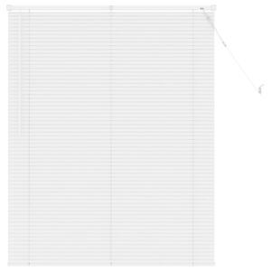 vidaXL Venetianer Jalousie Verstellbar Wei&szlig; 150 x 110 cm PVC