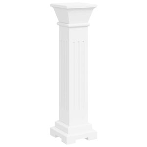 vidaXL S&auml;ulen-Pflanzenst&auml;nder Klassischer Stil Quadratisch MDF