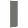 vidaXL Verdunkelungsrollo Grau 80x230 cm Stoffbreite 75,7 cm Polyester