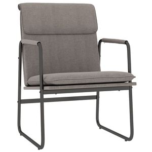 vidaXL Loungesessel Taupe 55x64x80 cm Stoff