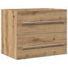 vidaXL Waschbeckenunterschrank Artisan-Eiche 60x38,5x48 cm