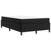 vidaXL Bettrahmen mit Matratze Schwarz 120 x 190 cm Stoff