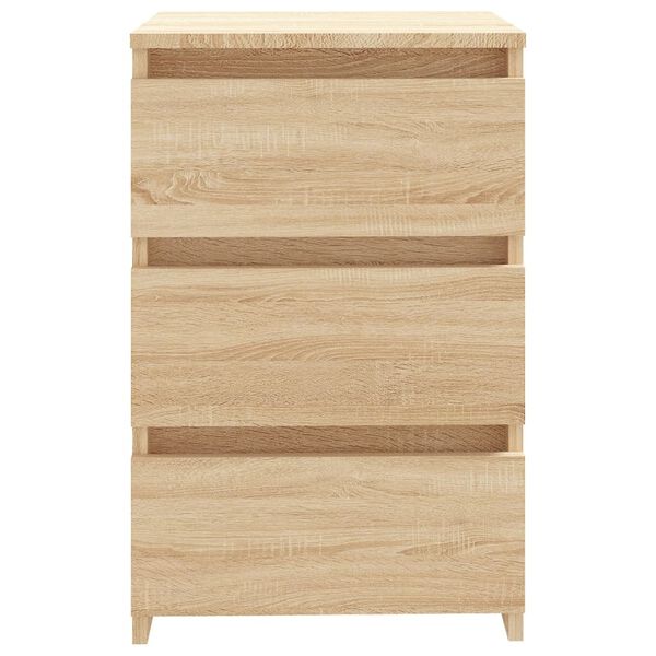 vidaXL Nachttisch Sonoma-Eiche 40x35x62,5 cm Holzwerkstoff