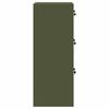 vidaXL Aktenschrank mit Schubladen Olive Gr&uuml;n 45,5 x 42 x 106,5 cm