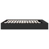 vidaXL Bettgestell Schwarz 200x200 cm Holzwerkstoff