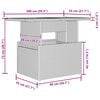 vidaXL Garten-Sofa-Set 6 pcs Schwarz Poly-Rattan