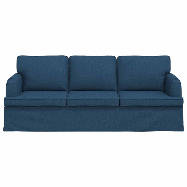 vidaXL Sofa Blau Gesamtabmessungen: 201 x 80 x 85 cm (B x T x H) Samt