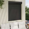 vidaXL Rollladen Aluminium 100x120 cm Anthrazit