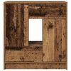 vidaXL Sideboard mit Schubladen und T&uuml;ren Altholz-Optik 70,5x34x74,5cm