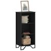 vidaXL B&uuml;cherregal Schwarz 50x31x106 cm Holzwerkstoff