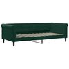 vidaXL Tagesbett Ausziehbar mit Schubladen Dunkelgr&uuml;n 90x200 cm Samt