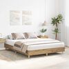 vidaXL Bettgestell ohne Matratze Artisan-Eiche 150x200cm Holzwerkstoff