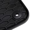 vidaXL Autofu&szlig;matte 2 pcs Schwarz Geeignet f&uuml;r VW CADDY 2020- Gummi