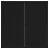 vidaXL Garten Essgruppe 3 pcs Schwarz Pulverbeschichteter Stahl