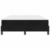 vidaXL Boxspringbett mit Matratze Schwarz 160 x 220 cm Stoff