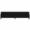 vidaXL Boxspringbett Schwarz 120 x 190 cm Stoff