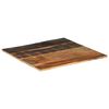 vidaXL Tischplatte Quadratisch 70x70 cm 15-16 mm Altholz Massiv