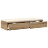 vidaXL Bettschubladen Artisan-Eiche 90 x 36,5 x 16,5 cm Holzwerkstoff