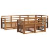vidaXL Sofagarnituren 7 pcs Natur Massivholz Akazie