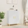 vidaXL Sideboard Hochglanz-Wei&szlig; 70x34x90 cm Holzwerkstoff