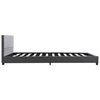 vidaXL Bettgestell Grau Kunstleder 120x200 cm