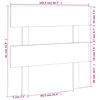 vidaXL Kopfteil Honigbraun 103,5x3x81 cm Massivholz Kiefer
