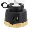 Eurotrail LED-Campinglampe Wind Bambus Schwarz