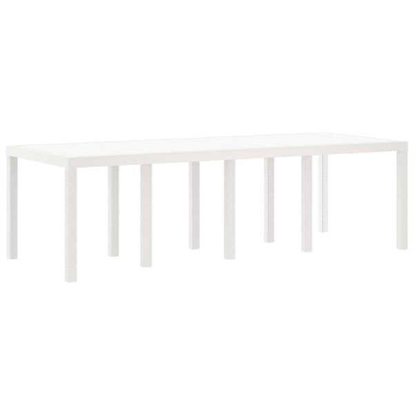 vidaXL Garten Essgruppe 9 pcs Hellgrau Polypropylen