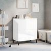 vidaXL Sideboard Hochglanz-Wei&szlig; 60x35x70 cm Holzwerkstoff