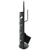 vidaXL 5-teiliges Kaminbesteck-Set 23 x 15 x 66 cm Stahl