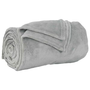 vidaXL Wohndecke Grau 220 x 240 cm 1.37 kg Fleece