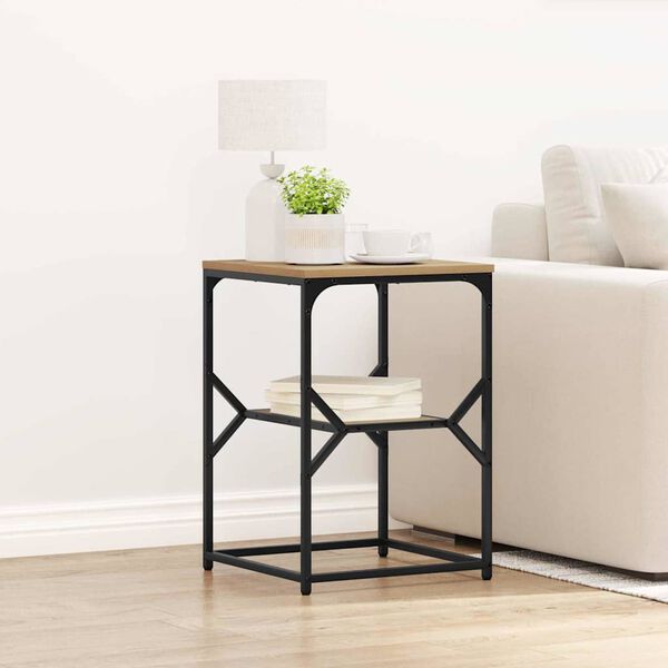 vidaXL Beistelltisch Artisan-Eiche 41 x 40 x 60 cm