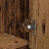 vidaXL Highboard Altholz-Optik 29,5x34x119,5 cm Holzwerkstoff